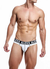 Alexx Underwear Andy String Sous-vêtements Blanc ALK006 Taille XL